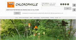 Desktop Screenshot of chlorophylle-paysagiste.com